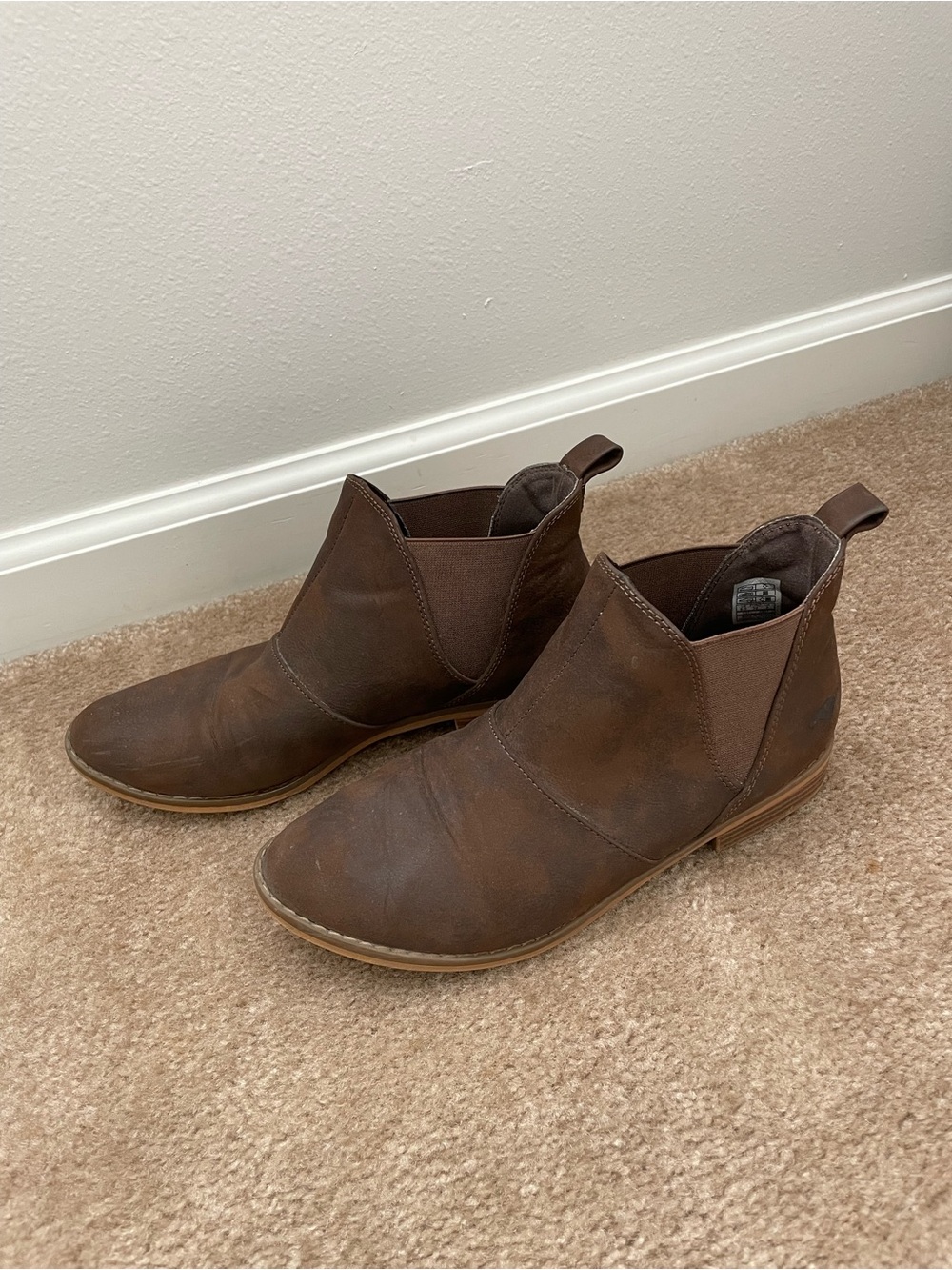 Women’s Brown Suede Chelsea Ankle Boots